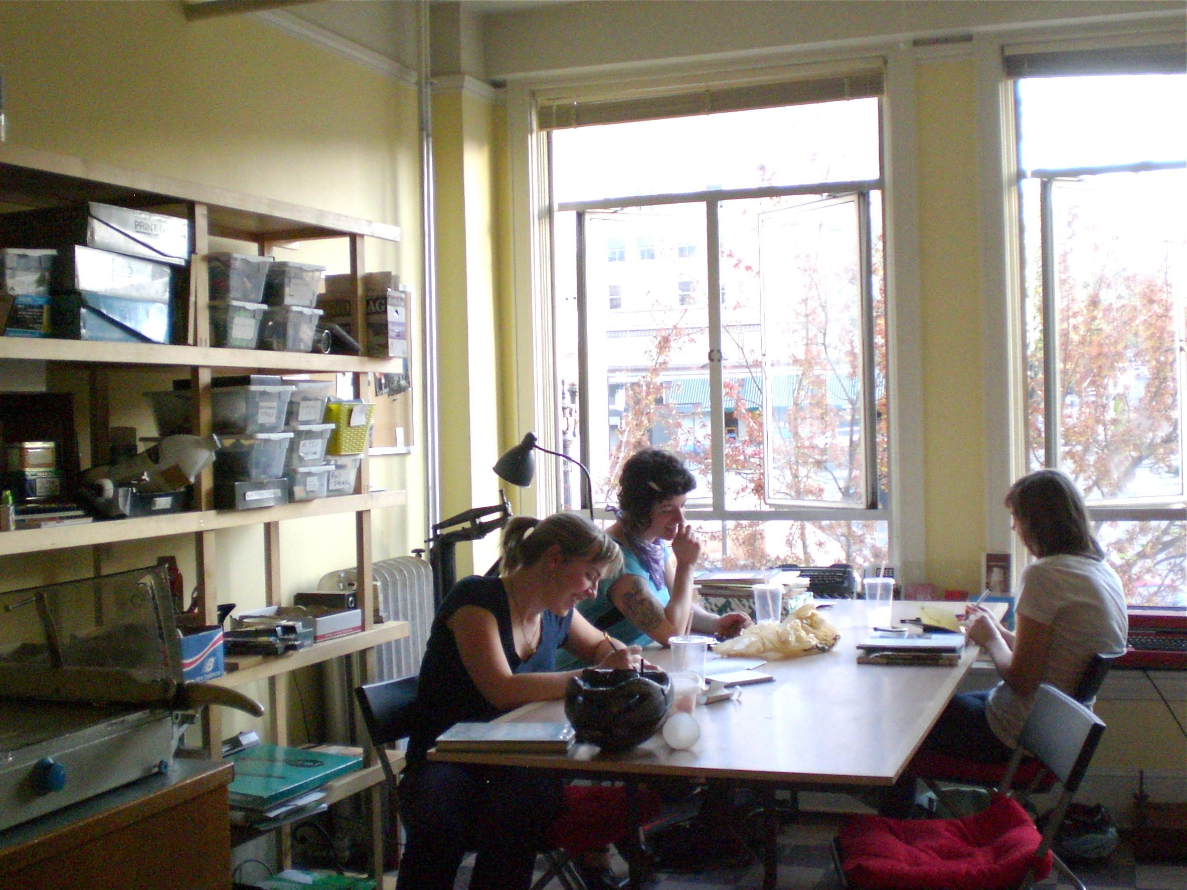 The main work room at the IPRC