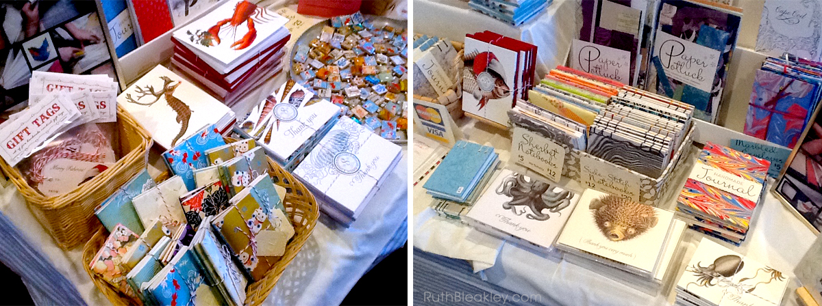 Ruth Bleakley Craft Show Table Collage