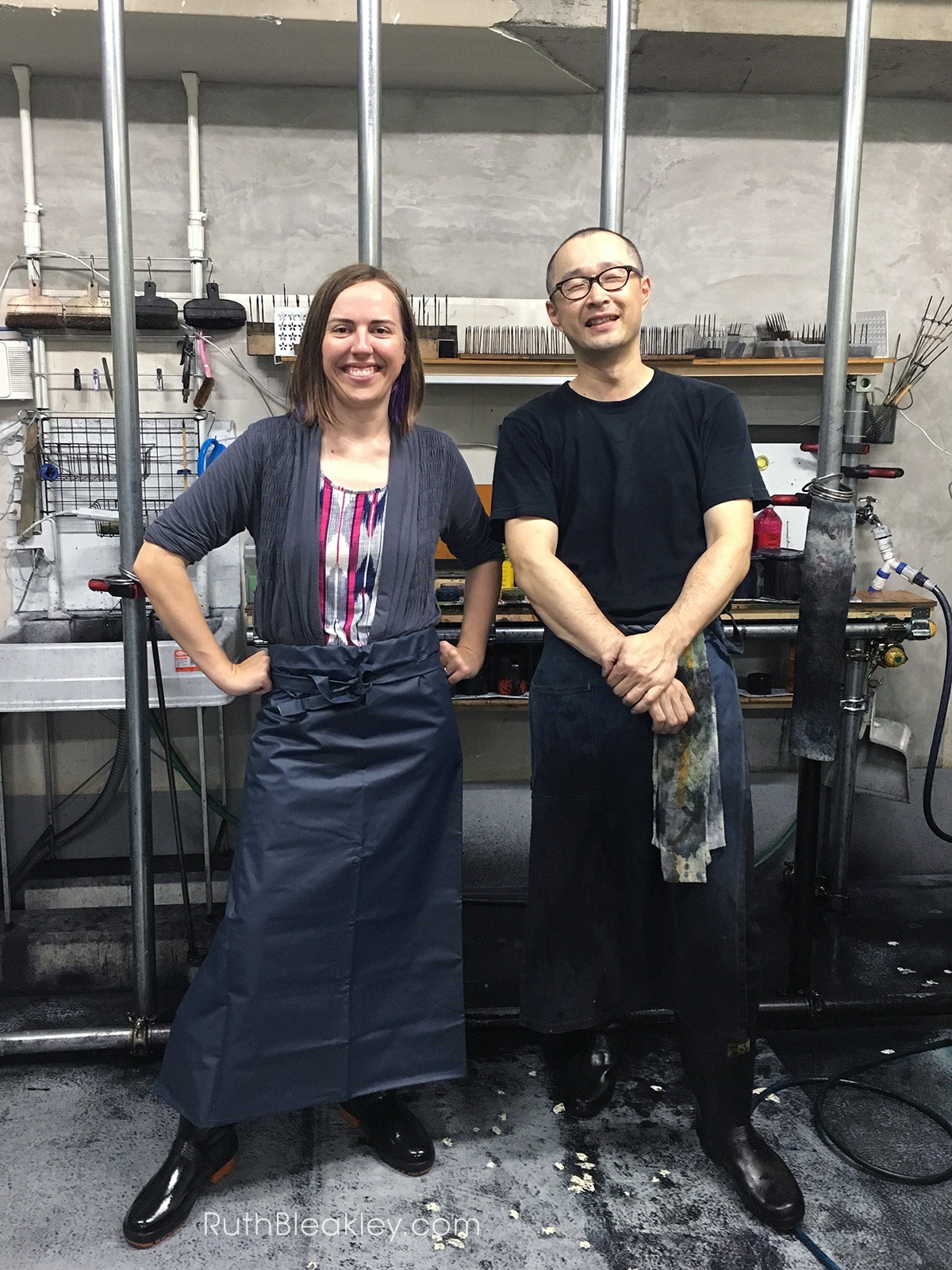 Traveling to Japan to learn suminagashi marbling