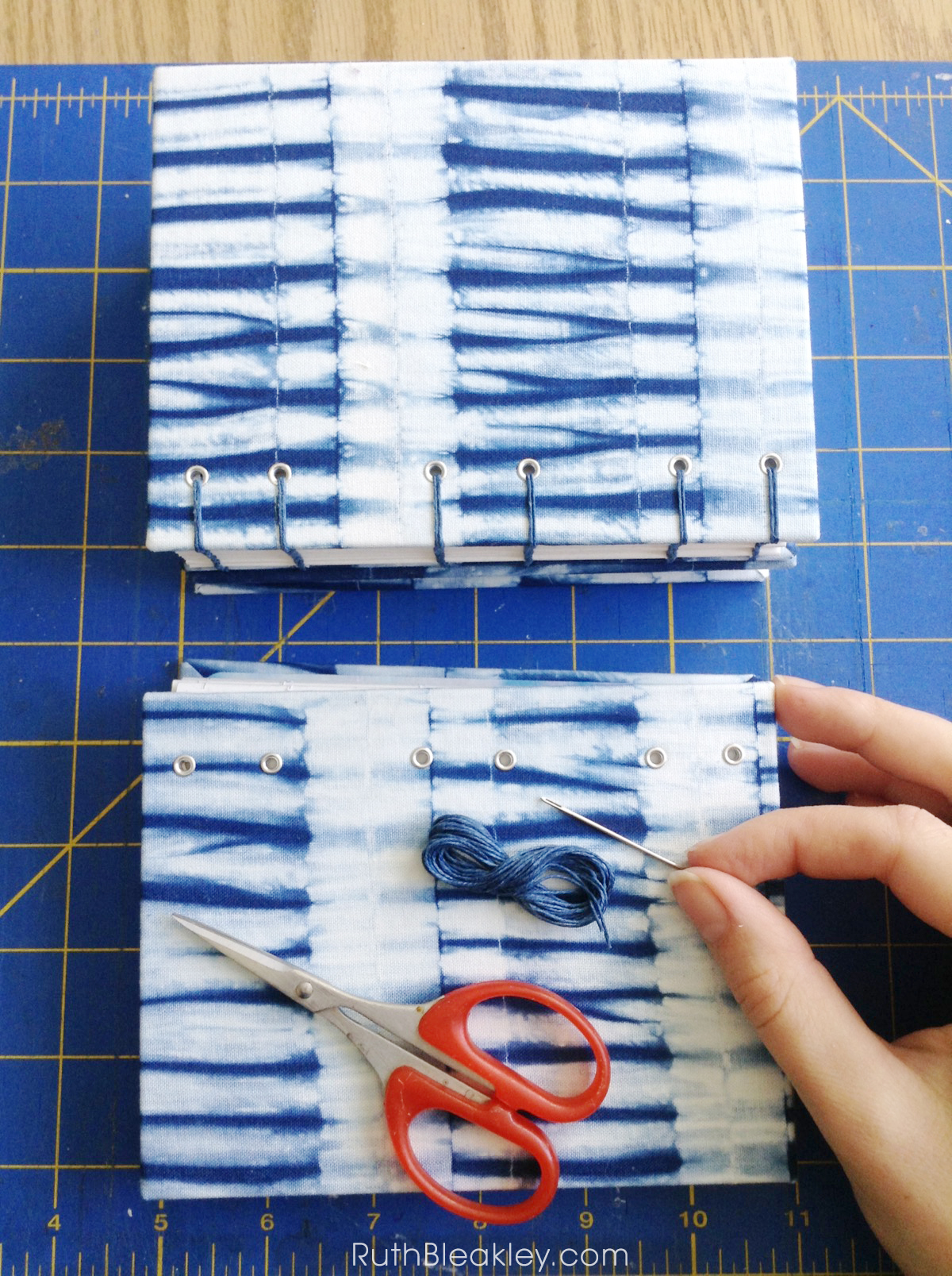 making book cloth – Peachey Conservation