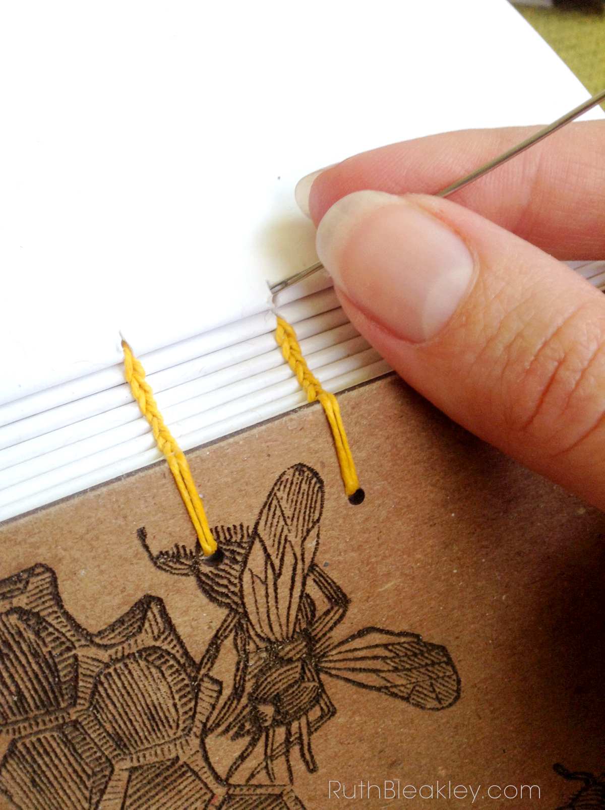 Honeybee Handmade Journals by Book Artist Ruth Bleakley