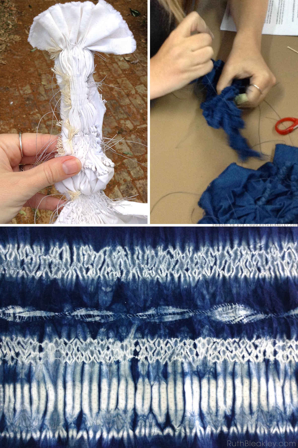 Shibori Tie Dye at Aya Fiber Studio Florida